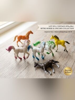 1970s Imperial Horses & HK Unicorns | Rare 6-Piece Set